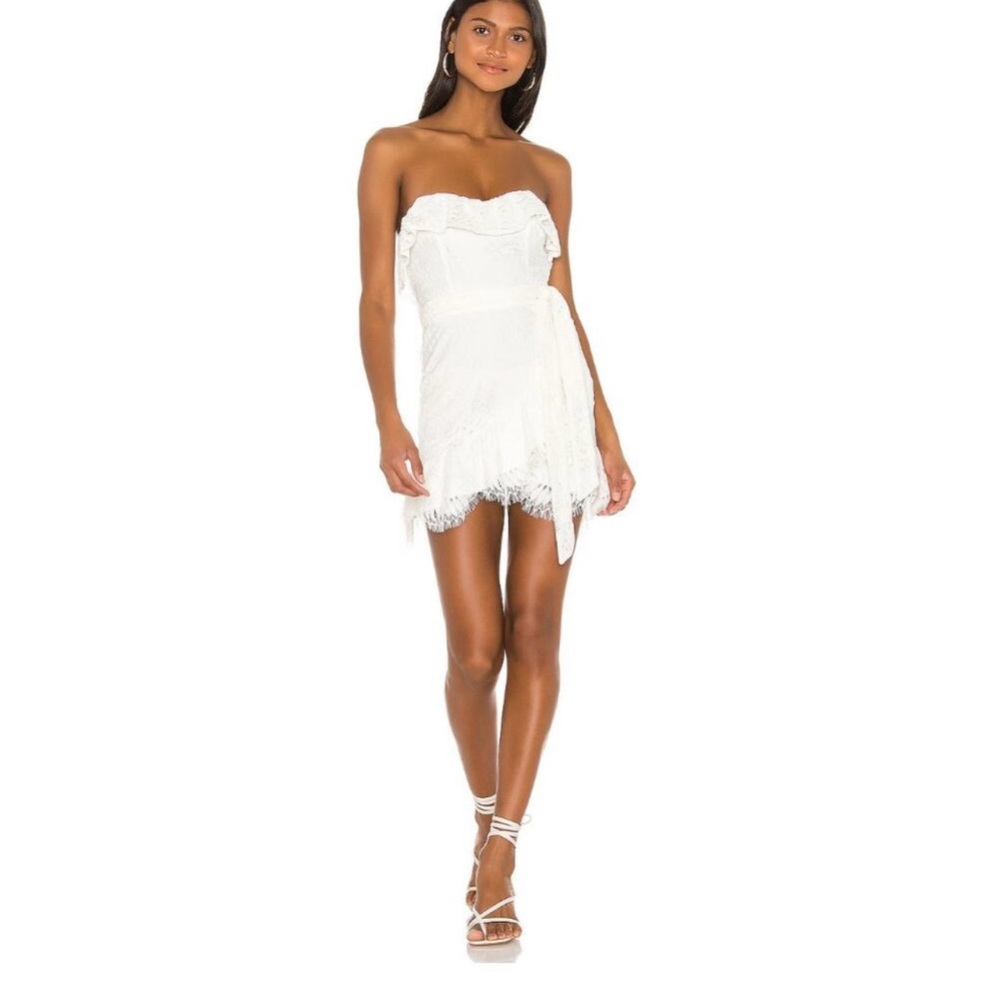 Lovers + Friends Leisure Dress in White